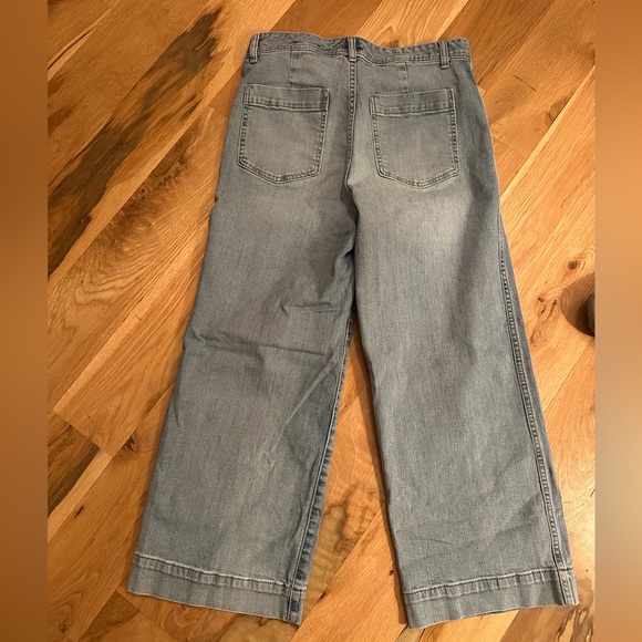 LAST DAY Gap High Rise Wide Leg Crop Jeans - Picture 5 of 5